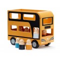 Kids Concept Autobus doubledecker Aiden drevený
